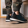 Marco Di Milano Portici Men's Shoes Blue & Black Exotic Lizard / Crocodile Casual Sneakers 6 PORTICI_CAIMAN-LIZARD TEJU_NAVY_8.5  - from alligatorwarehouse.com
