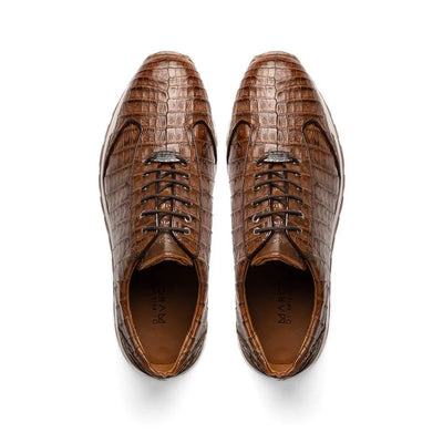 Marco Di Milano Alonzo Men's Shoes Genuine Caiman Crocodile Casual Sneakers 40 ALONZO_CAIMAN FUSCUS_BLACK_8  - from alligatorwarehouse.com