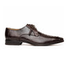Marco Di Milano Merida Brown Oxfords Lizard & Caiman Crocodile Shoes 2 MERIDA_CAIMAN FUSCUS-LIZ RING_BROWN_6  - from alligatorwarehouse.com