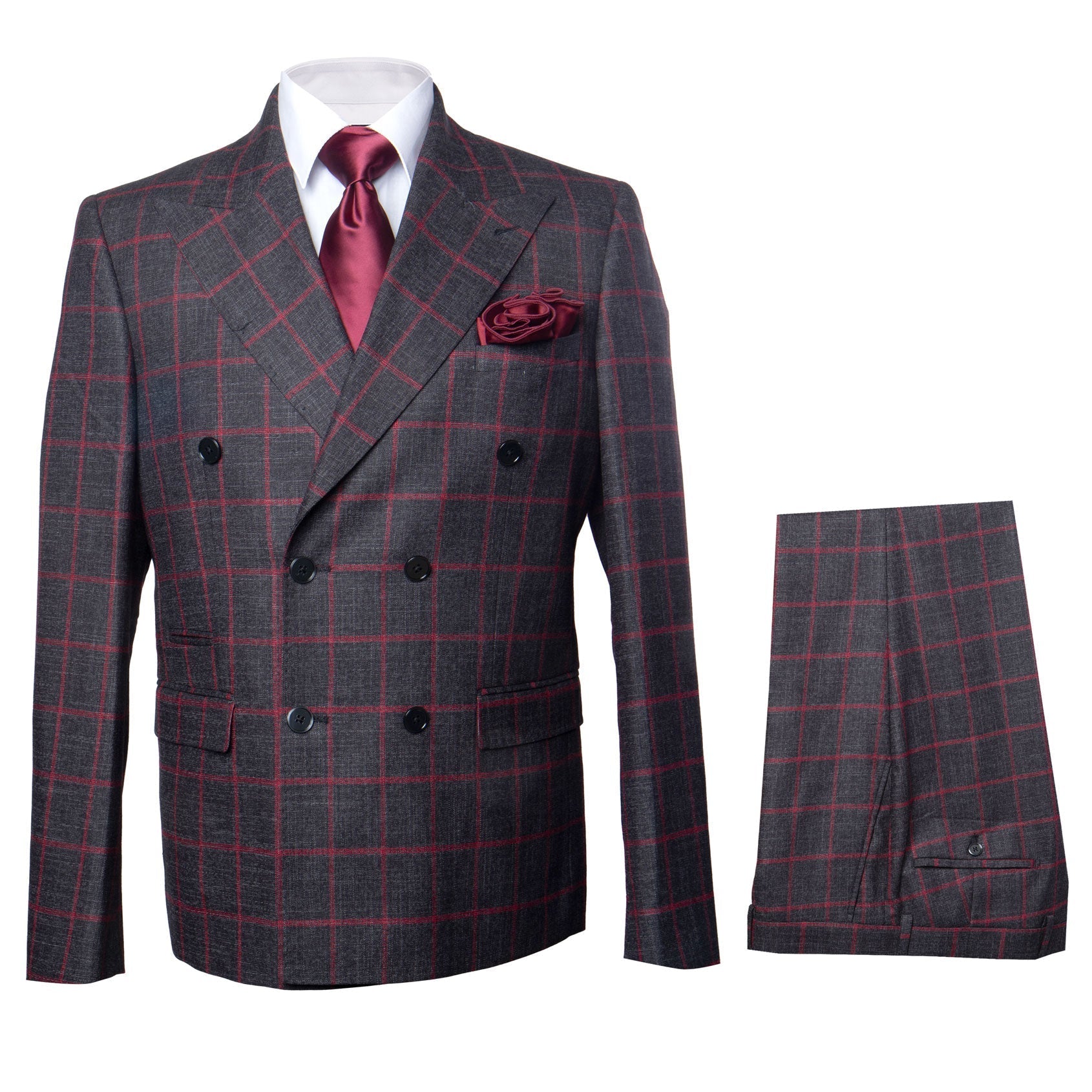 Rossi Man Milano Collection – Sophisticated Men’s Formal Suit in Black | RM1844 1   - from alligatorwarehouse.com
