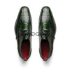 Marco Di Milano Moncalieri Green Genuine Alligator / Cobra Skin Dress Derby Oxfords 4 MONCALIERI_ALLIGATOR-COBRA_GREEN_8  - from alligatorwarehouse.com