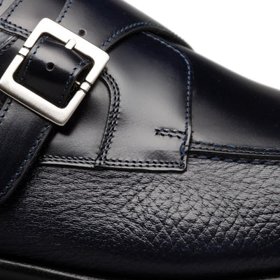 Pego Monk Strap  Blue By Mezlan Made In Spain Brand 3   - from alligatorwarehouse.com