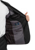 Arezzo Collection - 100% Wool Suit Modern Fit Italian Style 3 Piece in Black 2 SO4MW249-01-BLACK  - from alligatorwarehouse.com