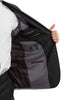 Arezzo Collection - 100% Wool Suit Modern Fit Italian Style 2 Piece in Black 2 SO4MW246-01-BLACK  - from alligatorwarehouse.com