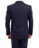 (38R, 46R, 48R, 52L) 100% Wool Modern Fit 2 Piece Navy Suit