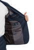 Arezzo Collection - 100% Wool Suit Modern Fit Italian Style 2 Piece in Indigo 3 SO4MW246-04-Indigo  - from alligatorwarehouse.com