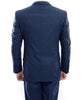 Arezzo Collection - 100% Wool Suit Modern Fit Italian Style 2 Piece in Indigo 2 SO4MW246-04-Indigo  - from alligatorwarehouse.com