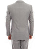 Arezzo Collection - 100% Wool Suit Modern Fit Italian Style 2 Piece in Gray 2 SO4MW246-05-36R  - from alligatorwarehouse.com