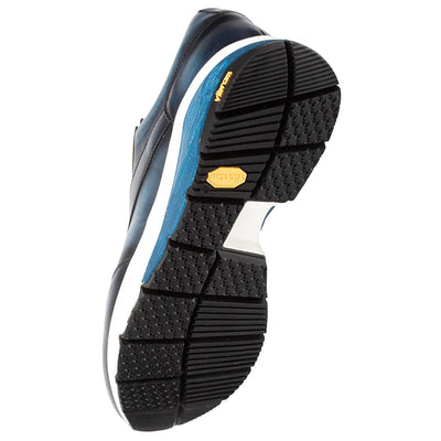 Men's Magico Navy/Med Blue Two-Toned Sneakers By Mezlan Made In Spain Brand 4   - from alligatorwarehouse.com