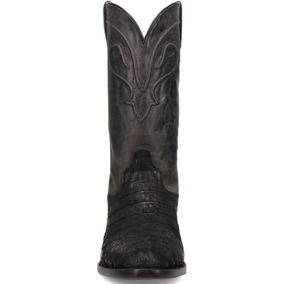 Dan Post Men’s Makara Genuine Caiman Black 13” Medium Round Toe Leather Boot 3 DP7037_7_D  - from alligatorwarehouse.com