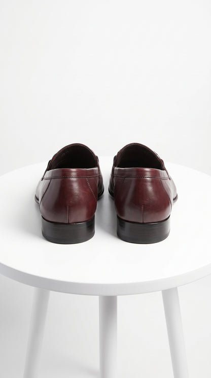 Lombardy Men’s Calf Leather Bit Loafers – Luxury Slip-On Dress Shoes
