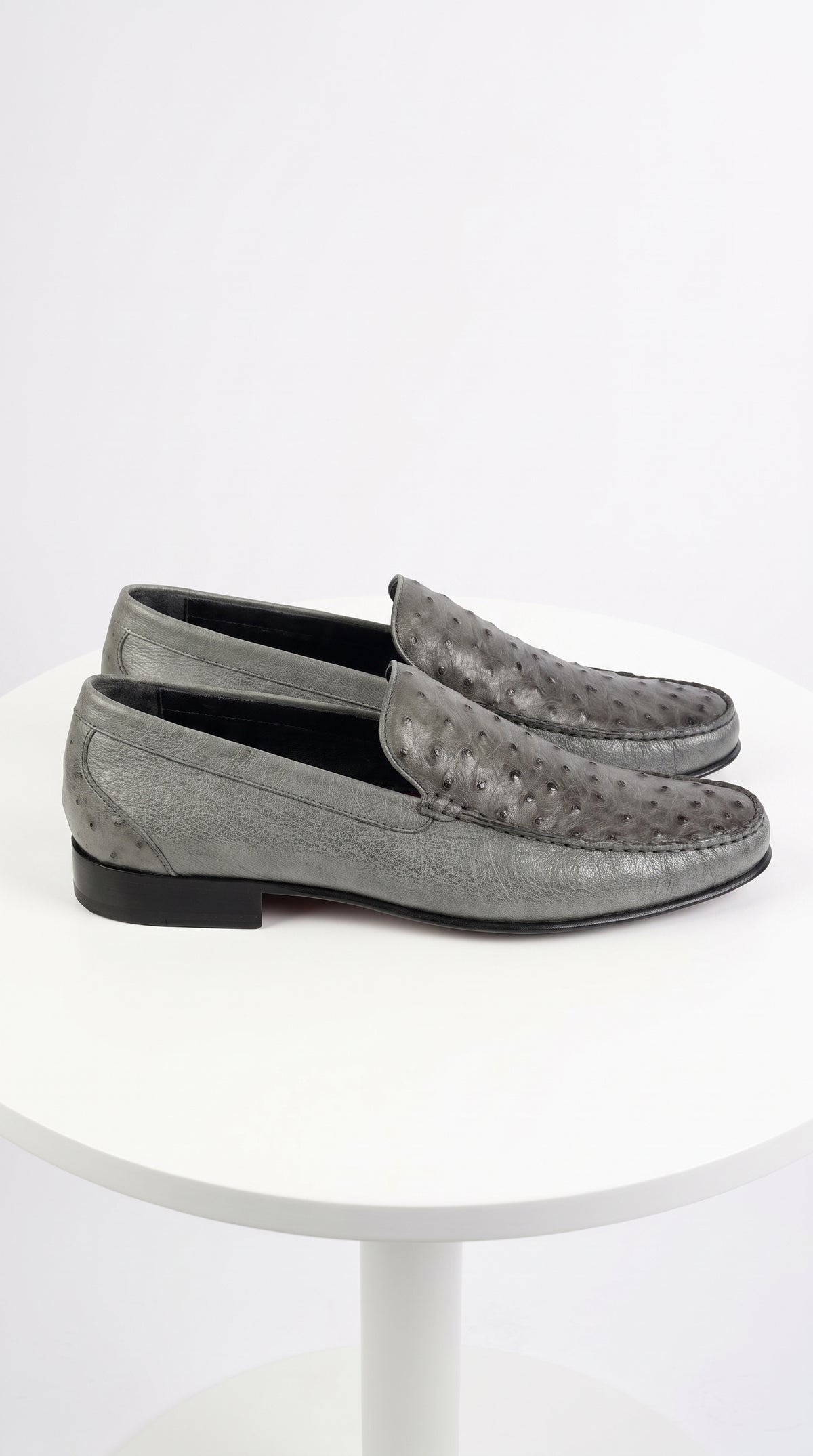 Lombardy Men's Caiman Belly & Calfskin Lombardy Men’s Caiman Belly & Calfskin Loafers – Exotic Leather Slip-On Dress Shoes