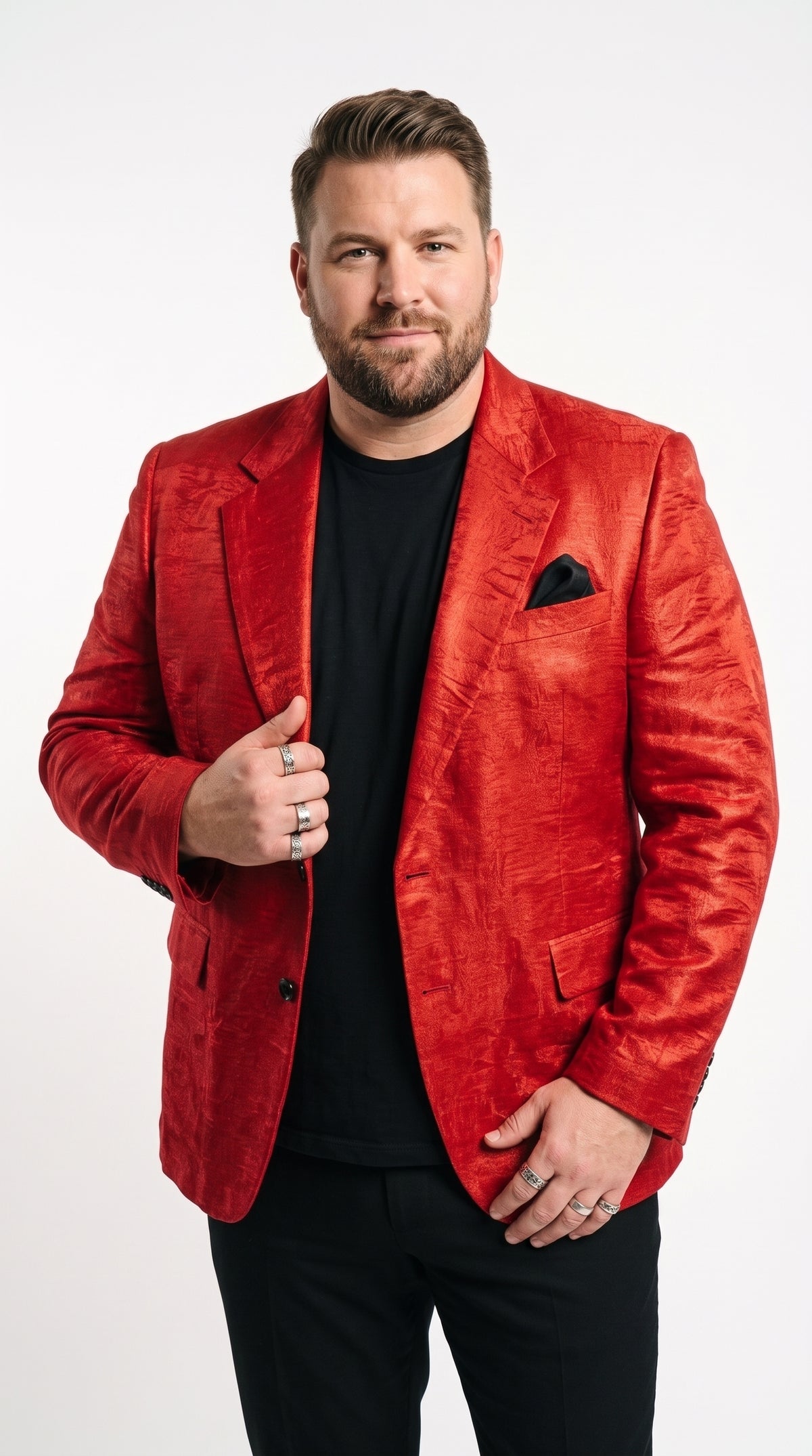 Men’s Red Casino Movie Inspired Blazer, Robert De Niro Style Formal Party Jacket
