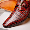 Marco Di Milano Rovigo Men's Shoes Cognac Exotic Crocodile Skin Single Monk-strap Loafers 2 ROVIGO_CAIMAN FUSCUS_RUS COGNAC STRAMPS_8.5  - from alligatorwarehouse.com