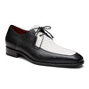 Marco Di Milano Andretti Black/White Ostrich Leg Shoes 11 ANDRETTI_OSTRICH-OSTRICH LEG_BLACK/WHITE_8  - from alligatorwarehouse.com