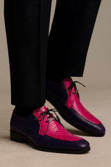 Marco Di Milano Andretti Pink / Purple Ostrich Leg Shoes