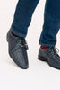 Marco Di Milano Caribe Gray Caiman Crocodile Derby Shoes 7 CARIBE_CAIMAN FUSCUS_GRAY_9  - from alligatorwarehouse.com