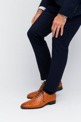 Marco Di Milano Criss Brandy Ostrich Quill Dress Shoe Oxfords