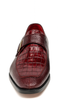 Marco Di Milano Toluca Wine / Burgundy Monk Strap Lizard & Crocodile Shoes 8 TOLUCA_CAIMAN FUS-LIZ RING_WINE_6  - from alligatorwarehouse.com