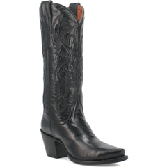 Dan Post Women’s Maria 13 Snip Toe Black Napalino Leather Fashion Boot
