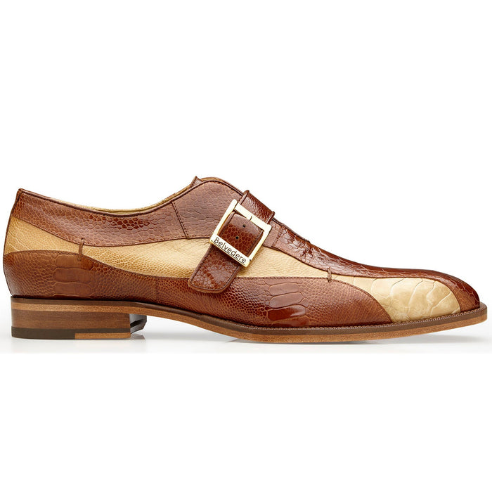 Belvedere Marte Antique Camel/Bone Leather Shoe