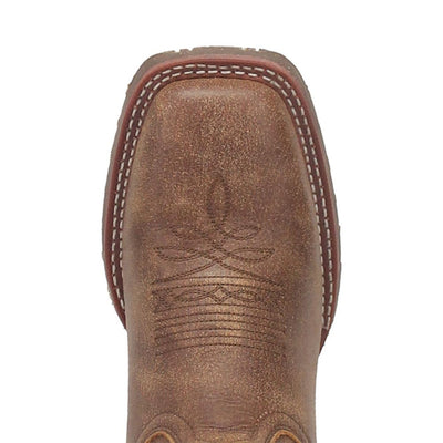 Laredo Martie Tan Broad Square Toe Boots for Men 5 7952_8_D  - from alligatorwarehouse.com