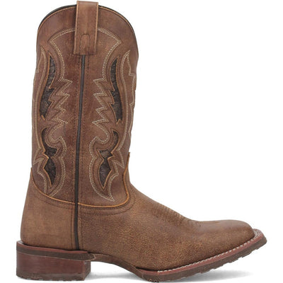Laredo Martie Tan Broad Square Toe Boots for Men 1 7952_8_D  - from alligatorwarehouse.com
