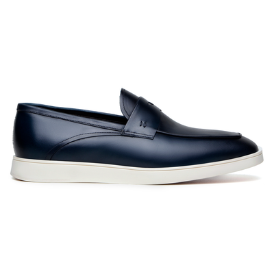 Belvedere Maurizio Navy Alligator Leather Dress Shoe