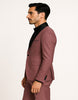 Men's Mauve Pink Tuxedo Suit ƒ?? 3-Piece Slim Fit with Black Satin Shawl Lapel 4   - from alligatorwarehouse.com