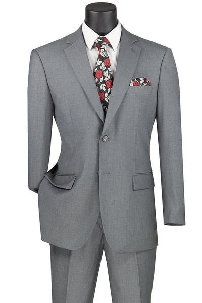 Medium Gray Regular Fit Two Piece Suit 1 SO1F-2C900_MEDIUMGRAY_38S  - from alligatorwarehouse.com