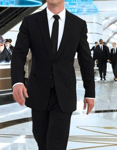 Mens in Black Suit | Shirt | Tie Costume Package 1 5G-2577  - from alligatorwarehouse.com