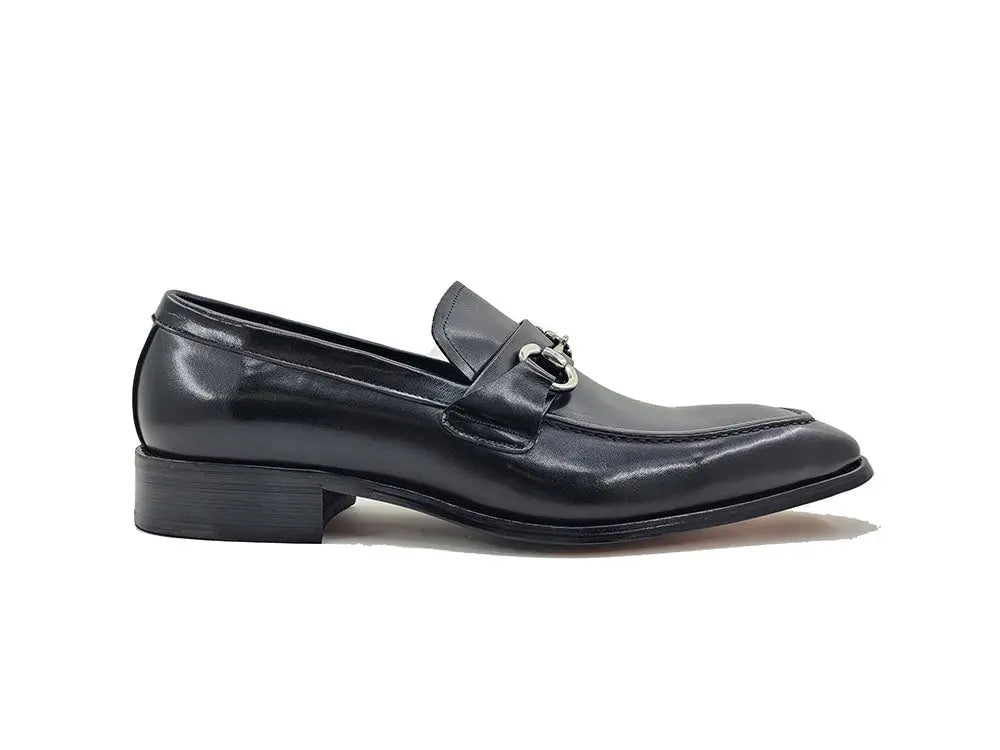 Men's Burnished Signature Buckle Loafer