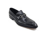 Men's Burnished Signature Buckle Loafer 3 KS503-02BLACK75  - from alligatorwarehouse.com