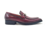 Men's Burnished Signature Buckle Loafer 7 KS503-02BLACK75  - from alligatorwarehouse.com