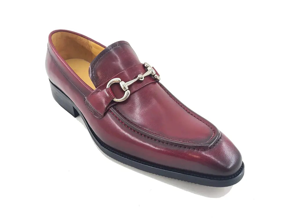 Men's Burnished Signature Buckle Loafer