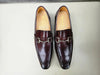 Men's Burnished Signature Buckle Loafer 17 KS503-02BLACK75  - from alligatorwarehouse.com