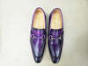 Men's Burnished Signature Buckle Loafer 21 KS503-02BLACK75  - from alligatorwarehouse.com