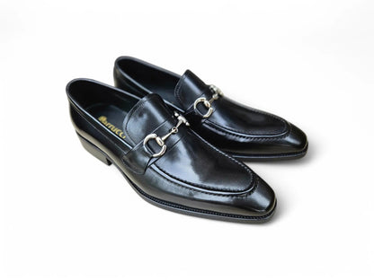 Men's Burnished Signature Buckle Loafer