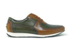 Men's Calfskin Leather Sneaker 5 KS611-11BLK7  - from alligatorwarehouse.com
