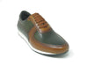 Men's Calfskin Leather Sneaker 6 KS611-11BLK7  - from alligatorwarehouse.com
