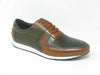 Men's Calfskin Leather Sneaker 7 KS611-11BLK7  - from alligatorwarehouse.com