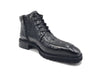 Men's Lace-up Boots Alligator Embossed 12 KB516-50BURGUNDY75  - from alligatorwarehouse.com