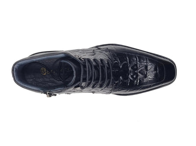 Men's Lace-up Boots Alligator Embossed 13 KB516-50BURGUNDY75  - from alligatorwarehouse.com