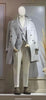 Men's Light Gray Double-Breasted Overcoat with Windowpane Vest – 3-Piece Wool Fabric By Alberto Nardoni 3   - from alligatorwarehouse.com