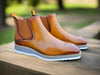 Men's Patina Chelsea Boot 5 KB515-15BURGUNDY75  - from alligatorwarehouse.com