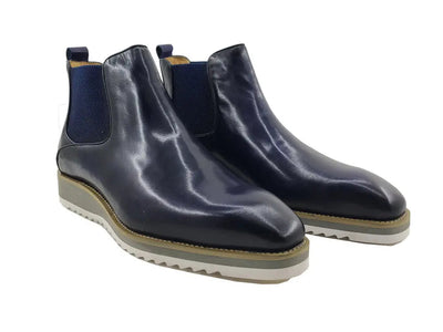 Men's Patina Chelsea Boot 6 KB515-15BURGUNDY8  - from alligatorwarehouse.com