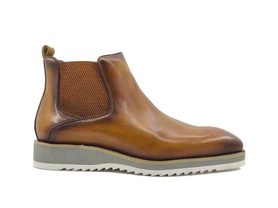 Men's Patina Chelsea Boot 8 KB515-15BURGUNDY8  - from alligatorwarehouse.com