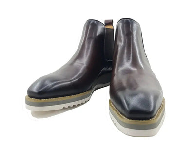 Men's Patina Chelsea Boot 13 KB515-15BURGUNDY8  - from alligatorwarehouse.com