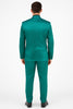 Men's Teal Green Polka Dot Tuxedo with Matching Vest and Bow Tie 3   - from alligatorwarehouse.com