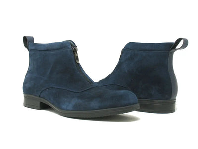 Men's Zip Suede Boot 1 KB600-01SNAVY7  - from alligatorwarehouse.com